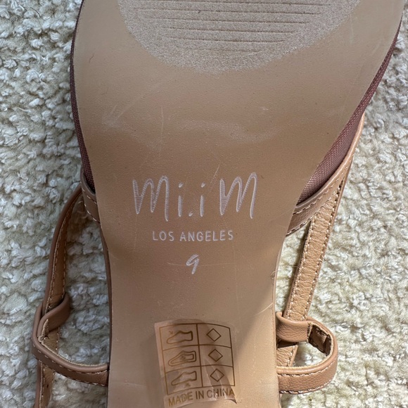 Vici Dusty Rose Pointed Slingback Heels - Picture 3 of 3